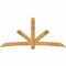 Ekena Millwork Alberta Rough Sawn Timber Gable Bracket, Western Red Cedar, 108"W x 49"H x 6"D x 6"F, 11/12 Pitch GBW108X49X0606ALB00RWR - alternate 1